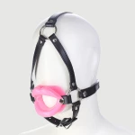 O Ring Gag Με Χείλη Σιλικόνης & Λουρί Σιαγώνας O Ring Gag With Silicone Lips & Jaw Strap - Ροζ