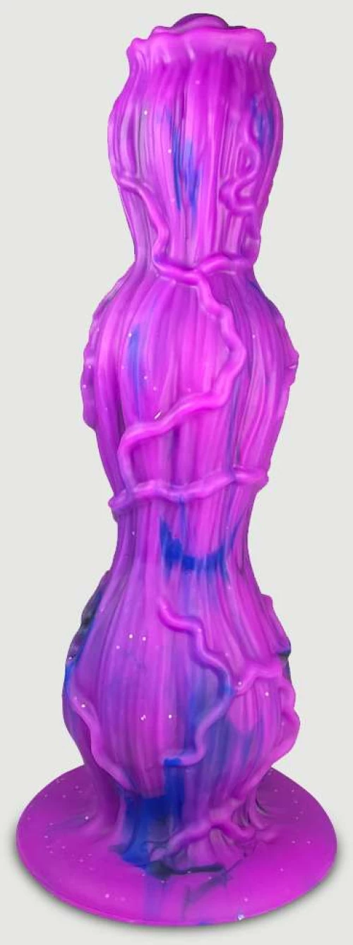 Dildo Σιλικόνης Με Φλέβες & Βεντούζα The Monster Veined Silicone Dildo With Suction Cup 23,5 x 4,5 cm - Ροζ