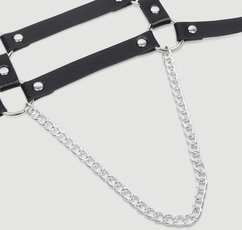 Γυναικείο Harness Collar Belt Woman's Harness - Μαύρο