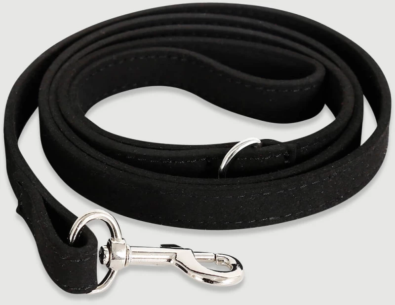 Λουρί Με Μεταλλικό Κούμπωμα Leash With Metal Clip – Μαύρο
