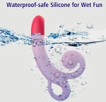Rabbit Δονητής Σιλικόνης Με Κολπικό Flap The Rabbit Flapping Silicone Rabbit Vibrator With Flexible Clitoral Stimulator - Κόκκινος