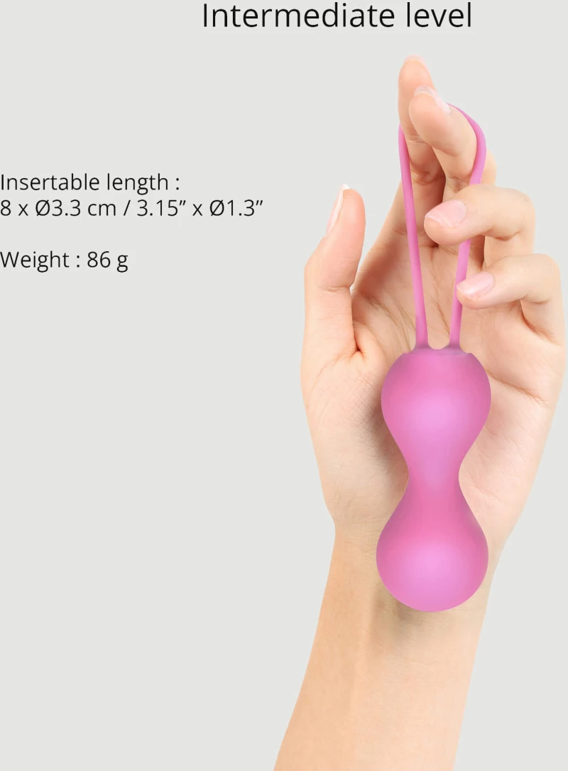 Κολπικές Μπάλες Joia Premium Silicone Kegel Balls - Ροζ