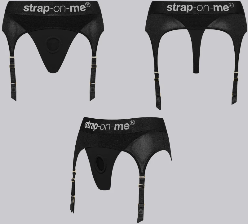 Εσώρουχο Ζώνη για Strap On Rebel Lingerie Strap On - Μαύρο
