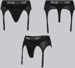 Εσώρουχο Ζώνη για Strap On Rebel Lingerie Strap On - Μαύρο