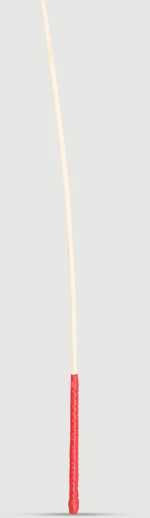 Ράβδος Από Μπαμπού Με Κόκκινη Λαβή Bamboo Spanking Cane With Red Handle – Κόκκινο