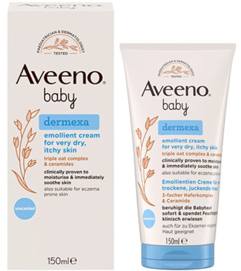 Aveeno-Baby Dermexa Emollient Cream - Emolienční krém-150ml