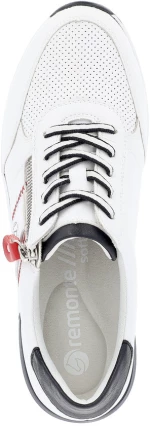 Remonte D0T04-81 Ανατομικό Δερμάτινο Sneaker Λευκό
