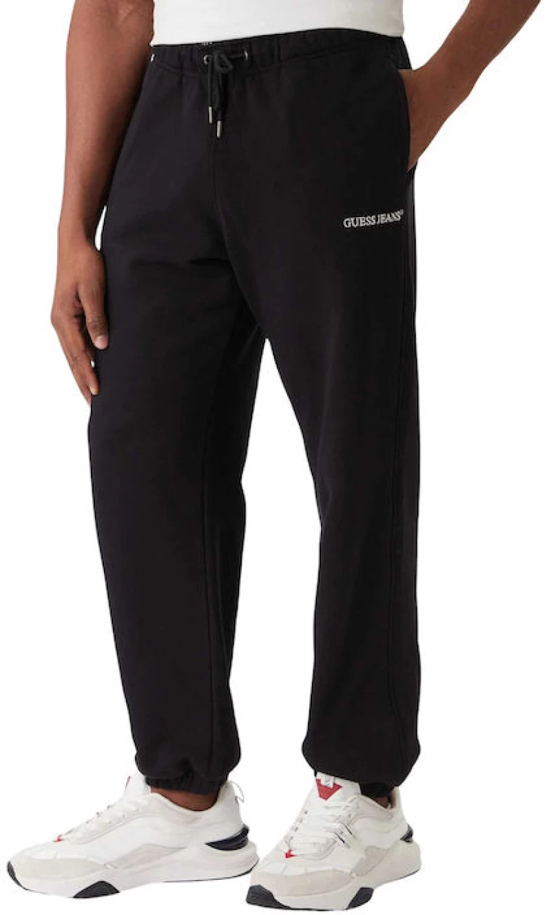 Guess Jogger ανδρικό βαμβακερό παντελόνι φόρμας M6RB70KCPR1-JBLK