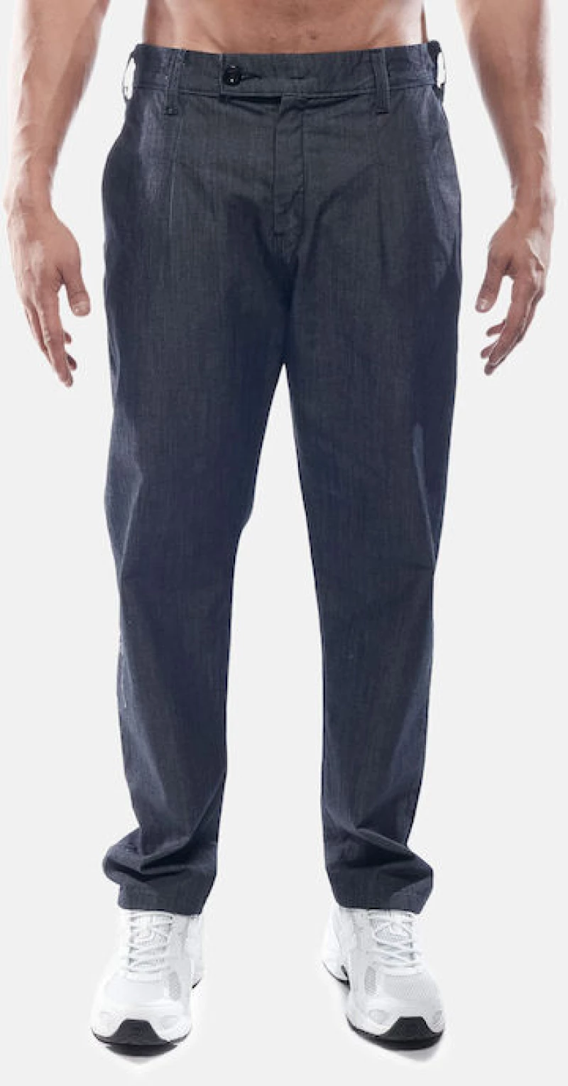 Cover Jeans ανδρικό παντελόνι chinos regular μπλε Willy JG111-32 Blue