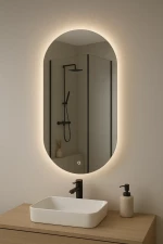 ΚΑΘΡΕΠΤΗΣ CAPSULE 60x90cm LED ME TOUCH SWITCH