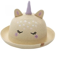 FlapJackKids Ψάθινο Καπέλο UPF 50+ 4-6 Ετών – Unicorn FJKST844L Κορίτσι