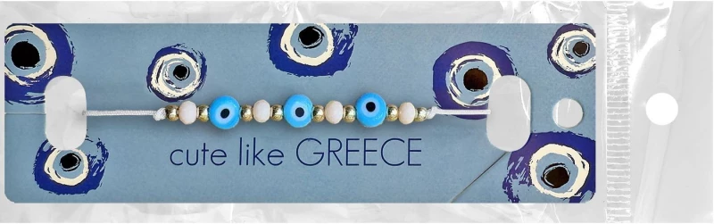Βραχιόλι με 3 Ματάκια  4teen4ty 401449   12τμχ