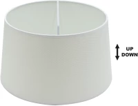SPC 35 WH E14-E27 (d35-30-H20) ΚΑΠΕΛΟ UP/DOWN ΛΕΥΚΟ