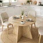 Τραπέζι Tailor Megapap χρώμα sapphire oak Ø100x75,7εκ. | GP042-0370,1