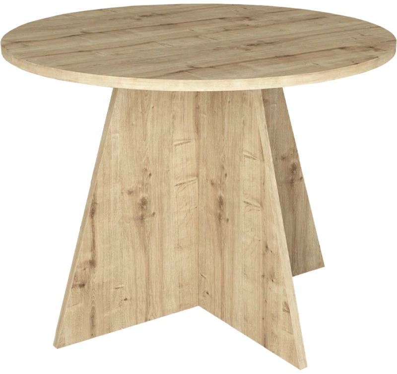 Τραπέζι Tailor Megapap χρώμα sapphire oak Ø100x75,7εκ. | GP042-0370,1