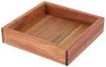 Σαπουνοθήκη acacia τετράγωνη 15,2x15,2x3,5cm