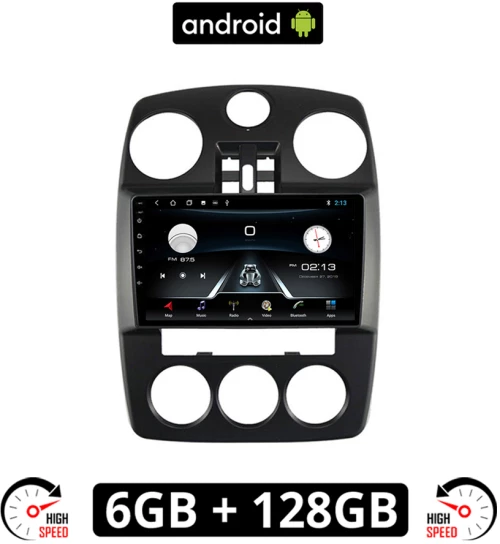 CHRYSLER PT CRUISER (2005-2010) Android οθόνη αυτοκίνητου 6GB με GPS WI-FI (ηχοσύστημα αφής 9" ιντσών OEM Youtube Playstore MP3 USB Radio Bluetooth Mirrorlink εργοστασιακή, 4x60W, AUX)