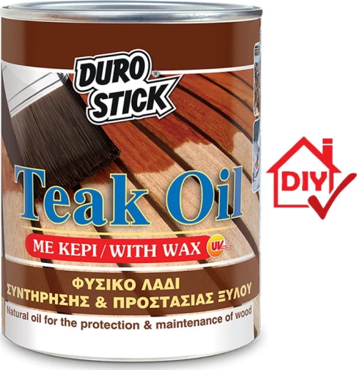 Durostick Teak Oil προστατευτικό και συντηρητικό ξύλου με κερί 2,5Lt