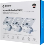 ORICO μεταλλική βάση για laptop/tablet LST-T1, 11~15.6", foldable, ασημί