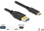DELOCK καλώδιο USB-C σε USB 84006, 10Gbps, 3m, μαύρο