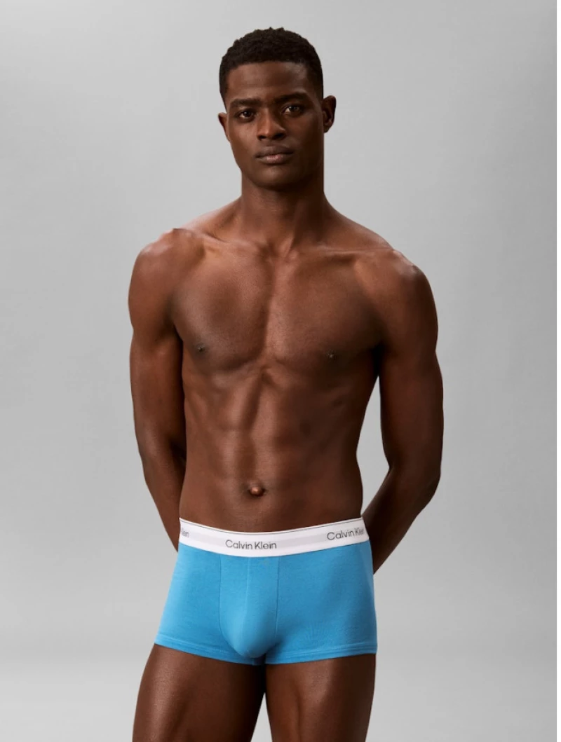 Ανδρικά boxer Calvin Klein - Multicolor - Logo - Regular Fit - Low Rise Trunks - Cotton - 3pack
