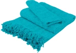 Ριχτάρι Σενίλ Turquoise Μονοθέσιο
