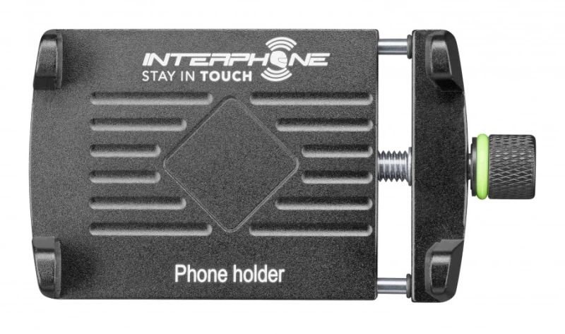 Interphone Universal Βάση Αλουμινίου Κινητών Aluminium Crab Black SMMOTOALU