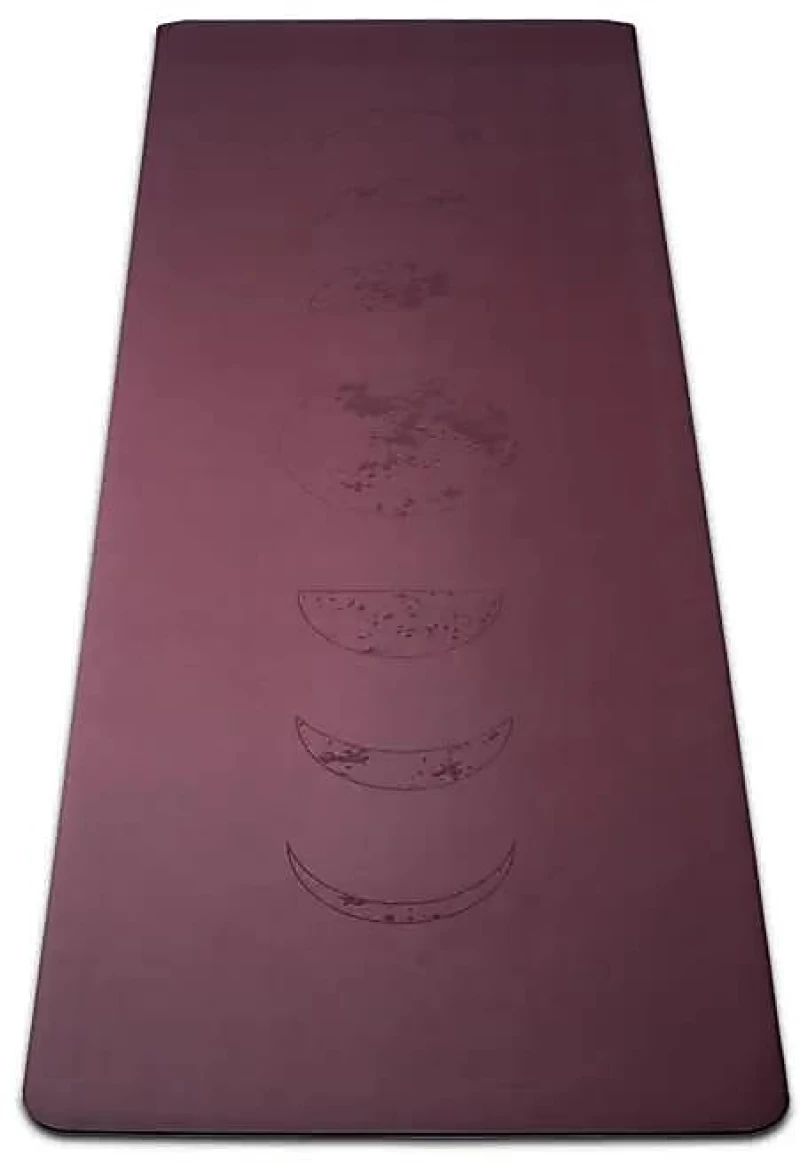 Στρώμα Γιόγκα Pro Yoga Mat Celestial Moon Burgundy 183cm με Ιμάντα Μεταφοράς