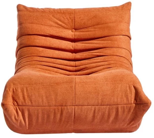 Compressed Nextdeco πολυθρόνα Togo πορτοκαλί Υ70x85x103εκ.