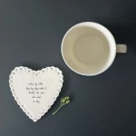 Σουβέρ δαντέλα καρδιά-Little by little