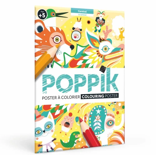 Colouring Poster - Καρναβάλι - Poppik