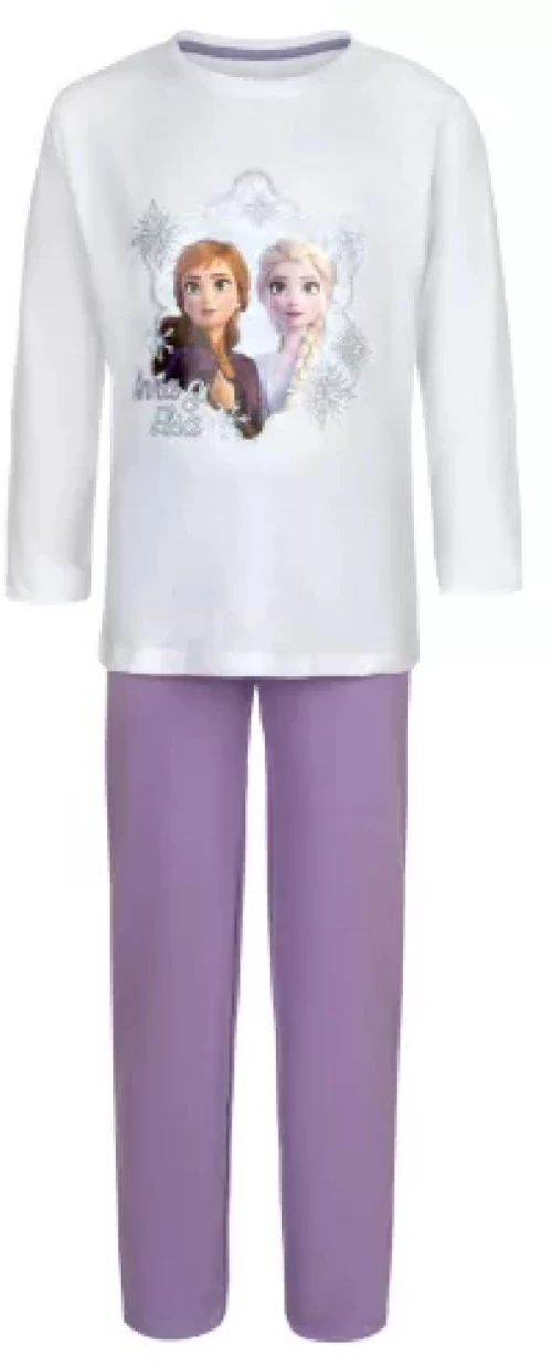 Πυτζάμα κορίτσι "Frozen" λευκή