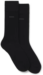 Κάλτσες BOSS 2P RS Bamboo 4135-66323266, Χρώμα BLACK