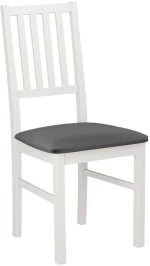 Καρέκλα Nile VII 162664249 43x40x94cm White-Anthracite Ξύλο,Ύφασμα