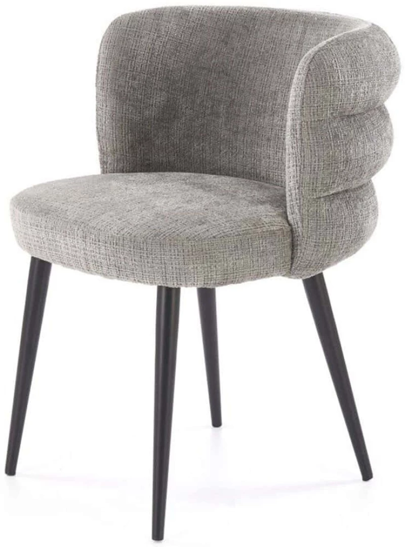 Καρέκλα Jenna I 162879999 62x64x79cm Grey-Black Μέταλλο,Ύφασμα
