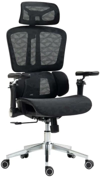 Καρέκλα Γραφείου Διευθυντή Jeffer 275-000022 67x62x115/125cm Black
