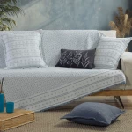 Ριχτάρι Ishmar Blue Nef-Nef Homeware Διθέσιο 170x250cm Βαμβάκι-Πολυέστερ
