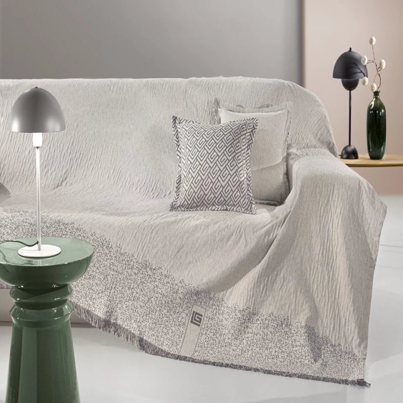 Ριχτάρι Moreno Natural Guy Laroche Πολυθρόνα 180x150cm Βαμβάκι-Πολυέστερ