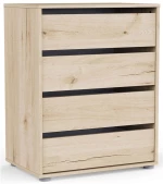 Συρταριέρα Bolt 162881019 60x39,6x76,3cm Natural
