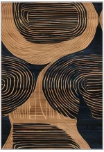 Χαλί BSR-7 164NGR1206 Brown-Blue Conceptum Hypnose 80X150cm