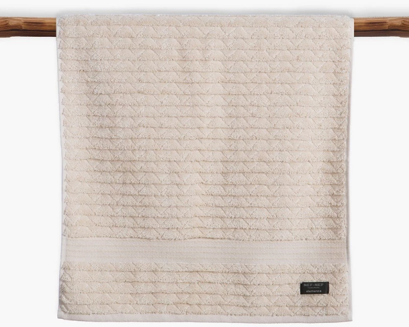 Πετσέτα Elements - Elgyn Sand Nef-Nef Homeware Σώματος 80x160cm 100% Βαμβάκι
