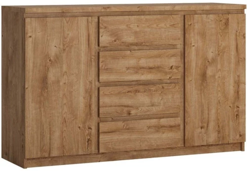 Μπουφές Louise 162076499 135,4x40x92,9cm Natural Μοριοσανίδα