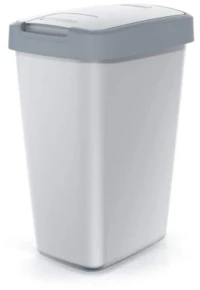 COMPACTA Q ΓΚΡΙ ΠΛΑΣΤΙΚΟΣ ΚΑΔΟΣ 12LT 26Χ20Χ36ΕΚ