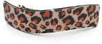 ΚΟΚΑΛΑΚΙ ΜΠΑΡΕΤΑ από πλαστικό + μέταλλο σε animal print κανελί-μπεζ