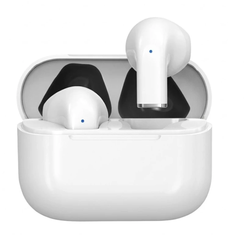 Ασύρματα Bluetooth Ακουστικά Earbuds Με Θήκη Φόρτισης Λευκά Pavareal V35