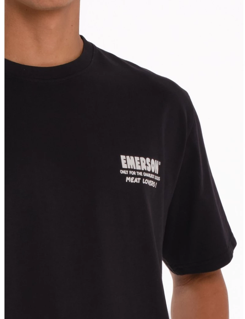 Emerson Men's s/s T-Shirt 261.EM33.29 261.EM33.29-BLACK EMERSON Μαύρο