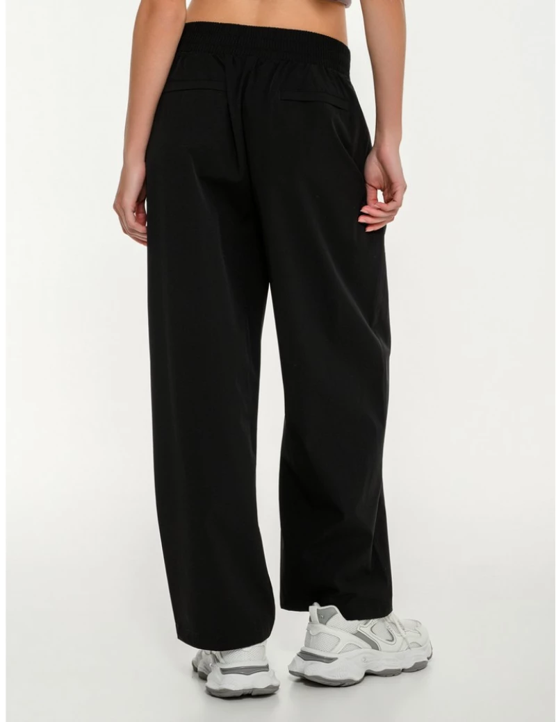 BDTK WOVEN OPEN HEM PANTS 7/8 1261-907700 1261-907700-00100 BODY TALK Μαύρο
