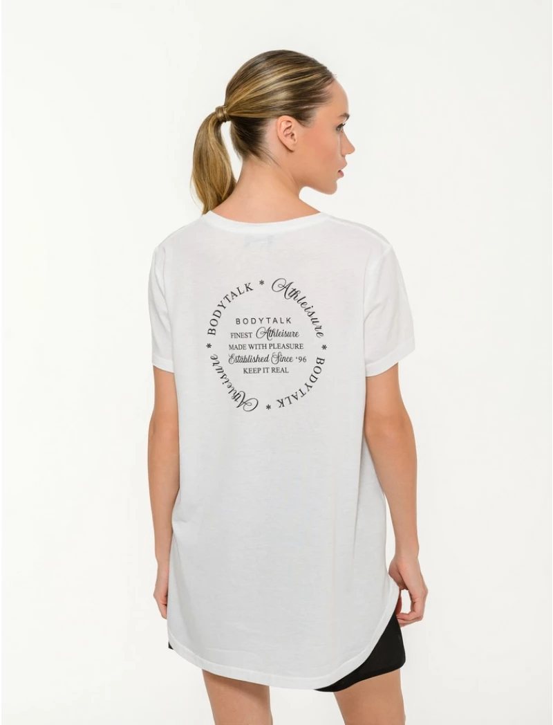 BDTK T-SHIRT SS 1261-902328 1261-902328-00200 BODY TALK Λευκό