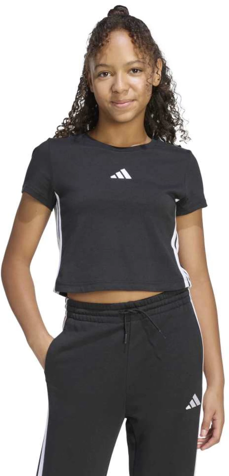 adidas JG 3S BABY TEE JZ1211 ADIDAS Μαύρο