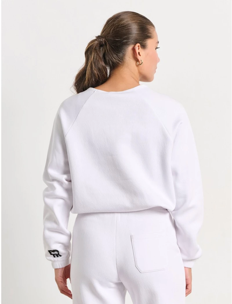 BDTK HEARTY CREWNECK 1252-907520 1252-907520-00200 BODY TALK Λευκό